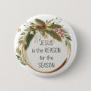 Search for jesus is the reason for the season badges Xmas