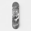 Search for black wolf skateboards Black and white
