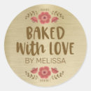 Search for baked with love stickers Homemade