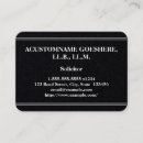 Search for large business cards Lawyer