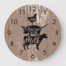 Search for wooden board clocks Farmhouse