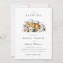 Search for beer bridal shower invitations Floral