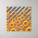 Search for yellow grey canvas prints Floral