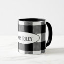 Search for black and white buffalo plaid mugs Pattern