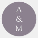 Search for monogram favour stickers Elegant