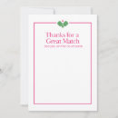 Search for pickleball thank you cards Green