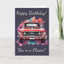 Search for sports car birthday cards Classic