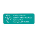 Search for made with love return address labels Blue