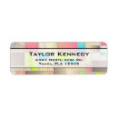 Search for blue brown return address labels Abstract
