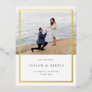 Search for gold foil save the dates Typography
