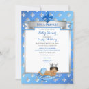 Search for royal blue and silver baby shower invitations Crown
