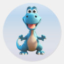 Search for cartoon dinosaur stickers Whimsical