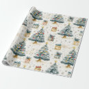Search for vintage christmas tree wrapping paper Elegant