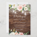Search for light pink wedding invitations Rustic