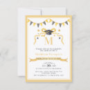 Search for monogram graduation invitations Bow