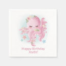 Search for octopus napkins Pink