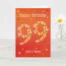 Search for 99th birthday cards Red