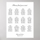 Search for black and white wedding seating charts Simple