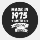 Search for 1975 stickers Anniversary