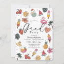 Search for pool graduation invitations Tropical