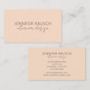 Search for interior design business cards Minimalist