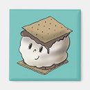 Search for cute marshmallows magnets Smores