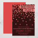 Search for glitter confetti birthday invitations Chic