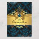 Search for blue damask invitations Elegant