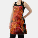 Search for vibrant flowers aprons Red