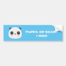 Search for panda bumper stickers Cute