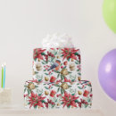 Search for robin wrapping paper Festive