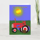 Search for red tractor cards Dad