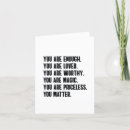Search for worthy cards Encouragement