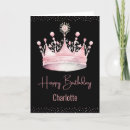 Search for crown birthday cards Girls