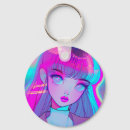 Search for anime round key rings Kawaii