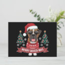 Search for boxer dog christmas cards Funny