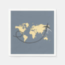 Search for map of the world napkins Vacation