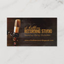 Search for recording studio business cards Microphone