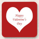 Search for valentines day coasters Red