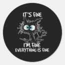 Search for everything is fine stickers It's