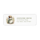 Search for snowman return address labels Scarf