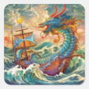 Search for sea monsters stickers Dragon