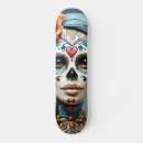 Search for sugar skull skateboards Dia de los muertos