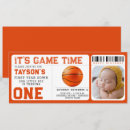 Search for basketball ticket invitations First year down