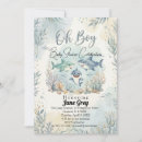 Search for shark baby shower invitations Under the sea