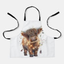 Search for highland cow aprons Xmas