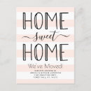 Search for pink moving announcement cards Trendy