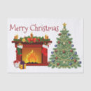 Search for fireplace tissue paper Christmas tree
