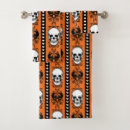 Search for skull bath towels Orange