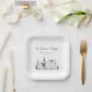 Search for christmas party plates Winter wonderland